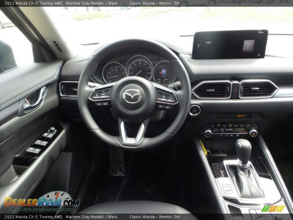 2021 Mazda CX-5 Touring AWD Machine Gray Metallic / Black Photo #4