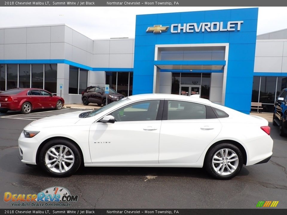 2018 Chevrolet Malibu LT Summit White / Jet Black Photo #3