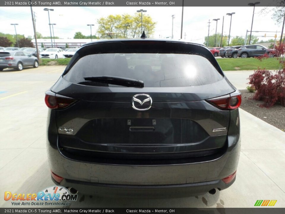 2021 Mazda CX-5 Touring AWD Machine Gray Metallic / Black Photo #5