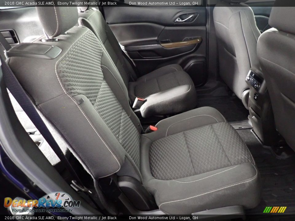 2018 GMC Acadia SLE AWD Ebony Twilight Metallic / Jet Black Photo #32