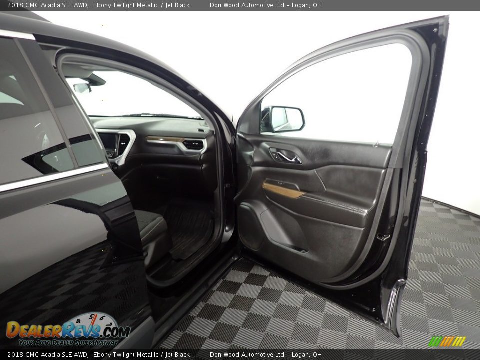 2018 GMC Acadia SLE AWD Ebony Twilight Metallic / Jet Black Photo #33