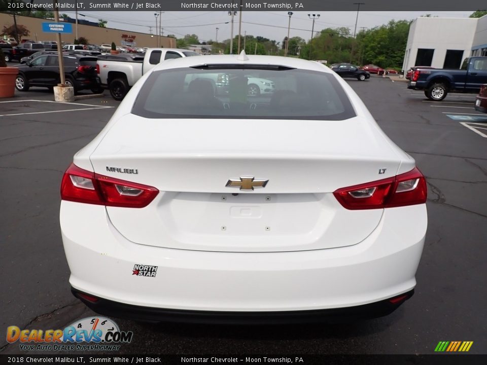 2018 Chevrolet Malibu LT Summit White / Jet Black Photo #6