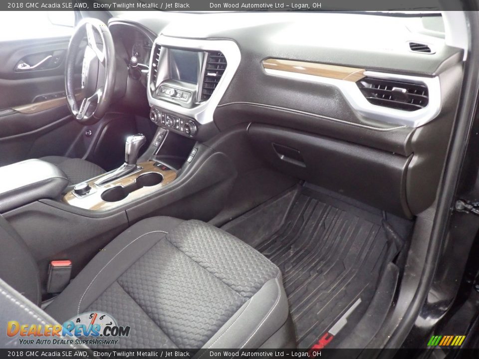 2018 GMC Acadia SLE AWD Ebony Twilight Metallic / Jet Black Photo #35