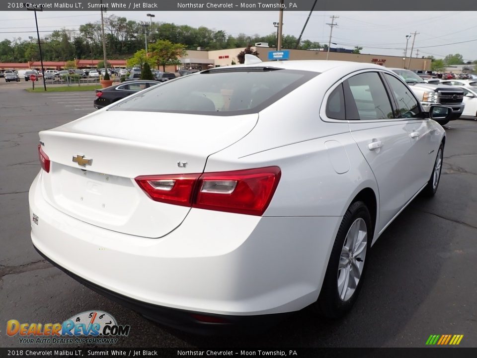 2018 Chevrolet Malibu LT Summit White / Jet Black Photo #8