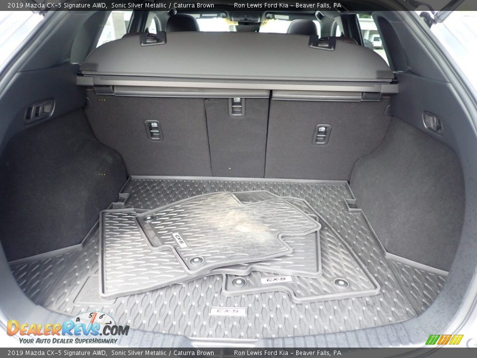 2019 Mazda CX-5 Signature AWD Sonic Silver Metallic / Caturra Brown Photo #9