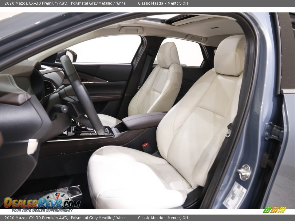 2020 Mazda CX-30 Premium AWD Polymetal Gray Metallic / White Photo #5