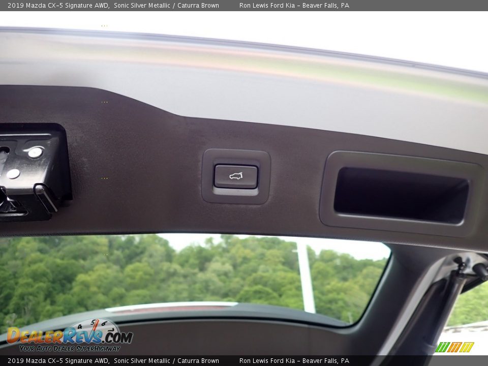 2019 Mazda CX-5 Signature AWD Sonic Silver Metallic / Caturra Brown Photo #10