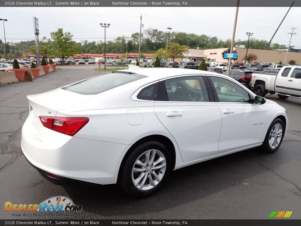 2018 Chevrolet Malibu LT Summit White / Jet Black Photo #9