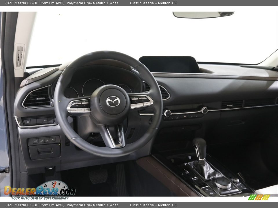 2020 Mazda CX-30 Premium AWD Polymetal Gray Metallic / White Photo #6