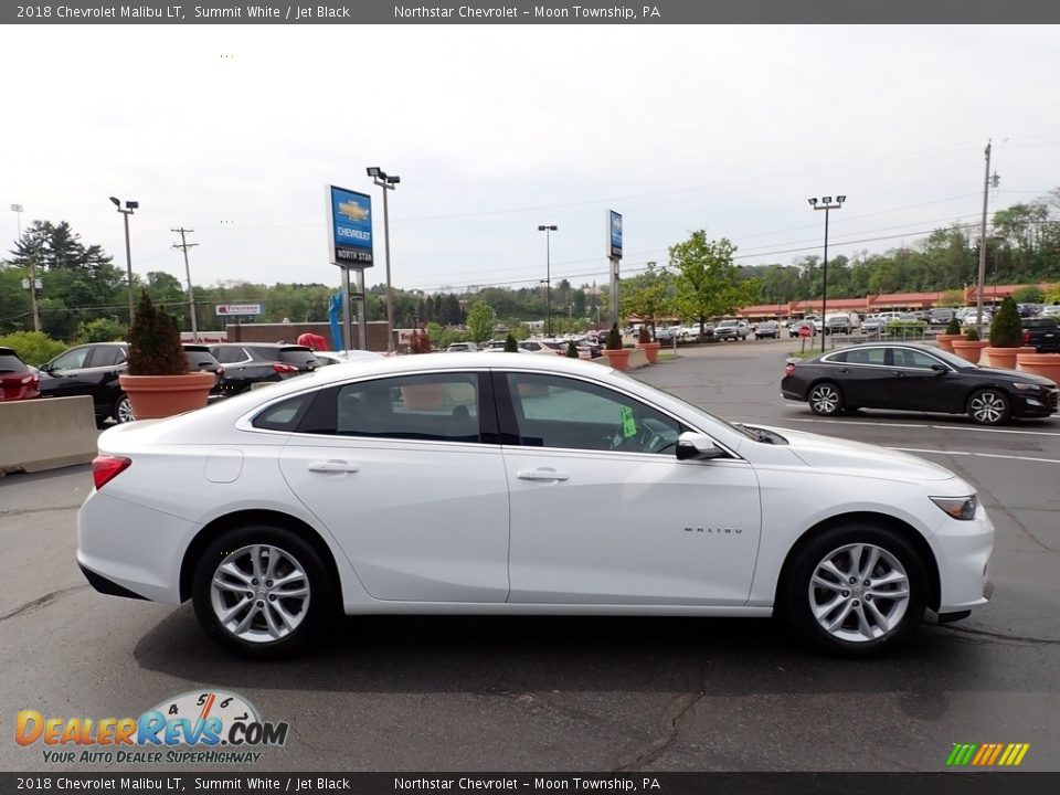 2018 Chevrolet Malibu LT Summit White / Jet Black Photo #10