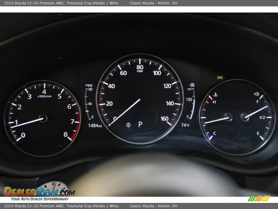 2020 Mazda CX-30 Premium AWD Polymetal Gray Metallic / White Photo #8