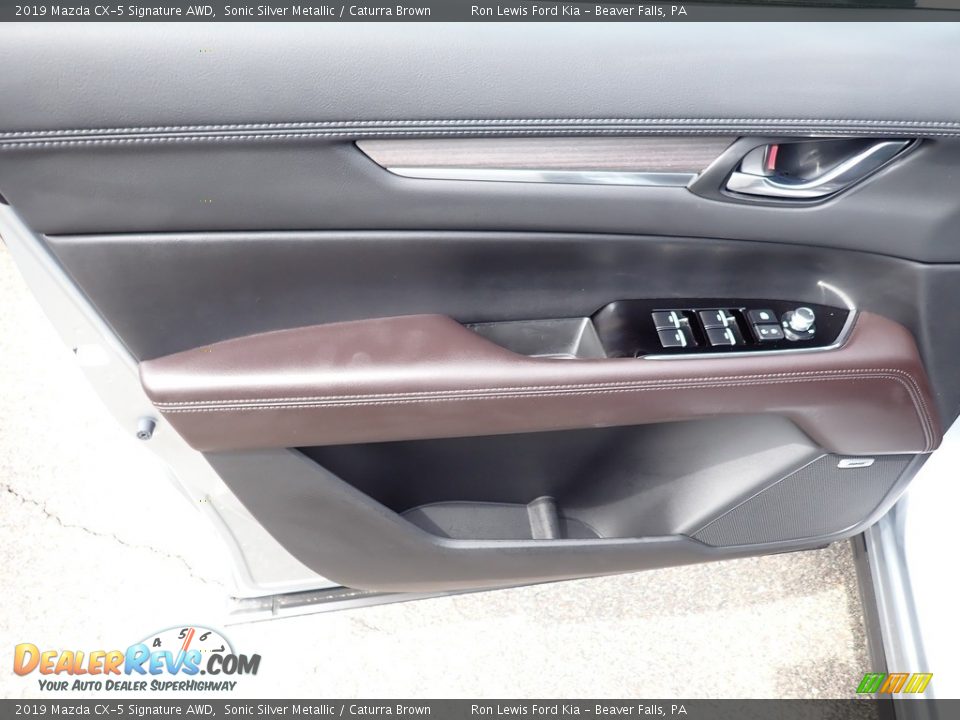 2019 Mazda CX-5 Signature AWD Sonic Silver Metallic / Caturra Brown Photo #16
