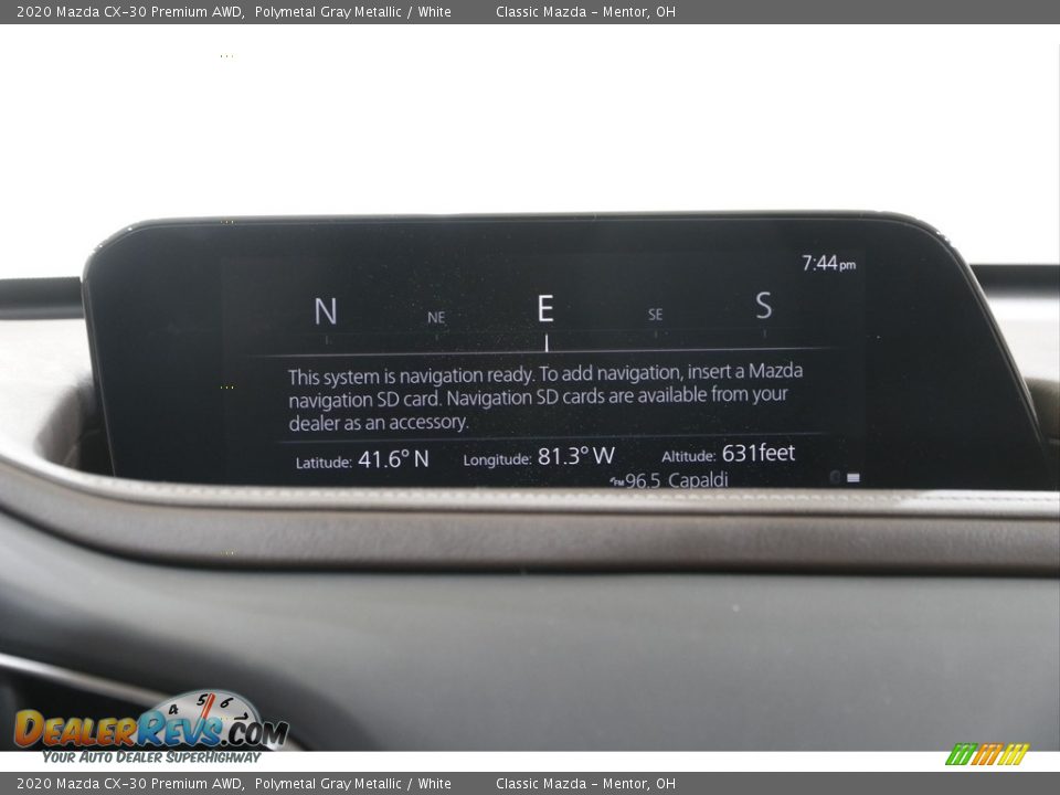 2020 Mazda CX-30 Premium AWD Polymetal Gray Metallic / White Photo #13