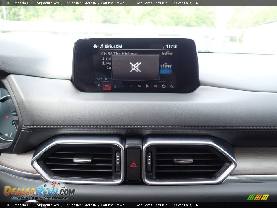 2019 Mazda CX-5 Signature AWD Sonic Silver Metallic / Caturra Brown Photo #19