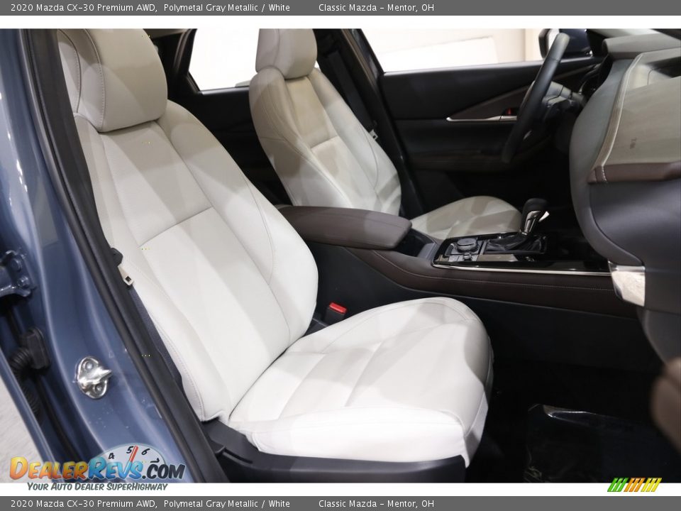 2020 Mazda CX-30 Premium AWD Polymetal Gray Metallic / White Photo #15