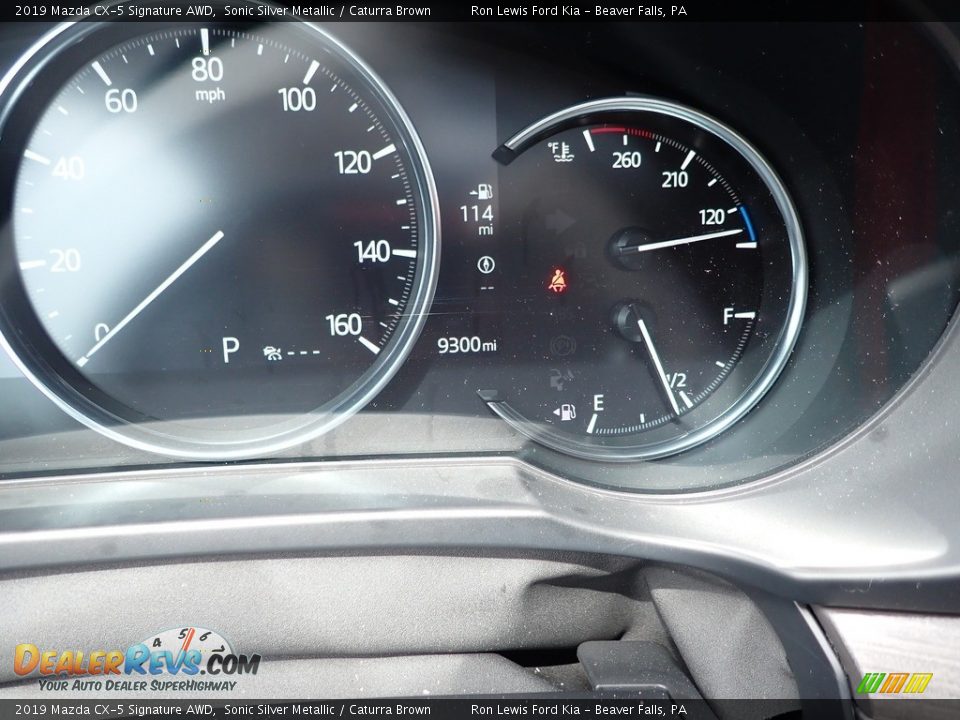 2019 Mazda CX-5 Signature AWD Sonic Silver Metallic / Caturra Brown Photo #20