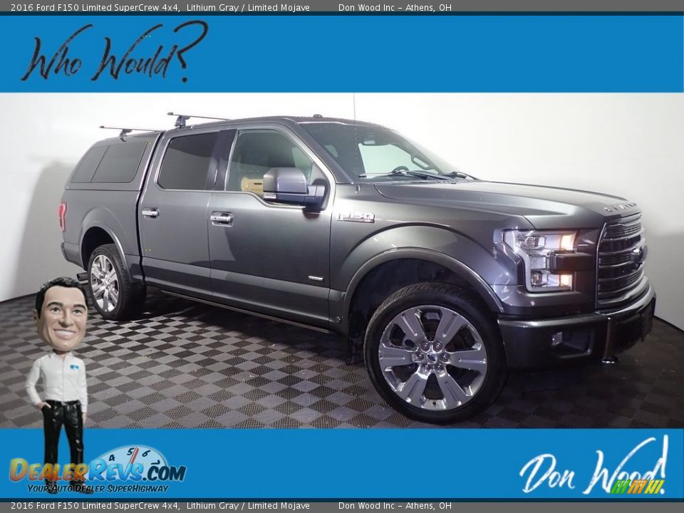 2016 Ford F150 Limited SuperCrew 4x4 Lithium Gray / Limited Mojave Photo #1