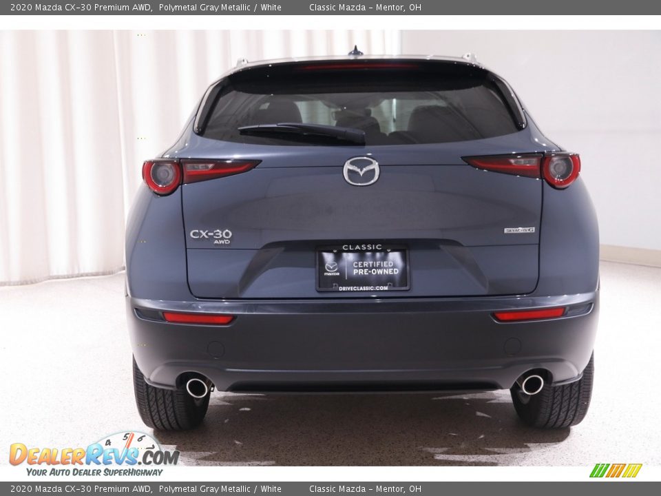 2020 Mazda CX-30 Premium AWD Polymetal Gray Metallic / White Photo #18