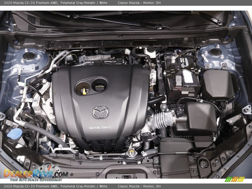 2020 Mazda CX-30 Premium AWD Polymetal Gray Metallic / White Photo #19