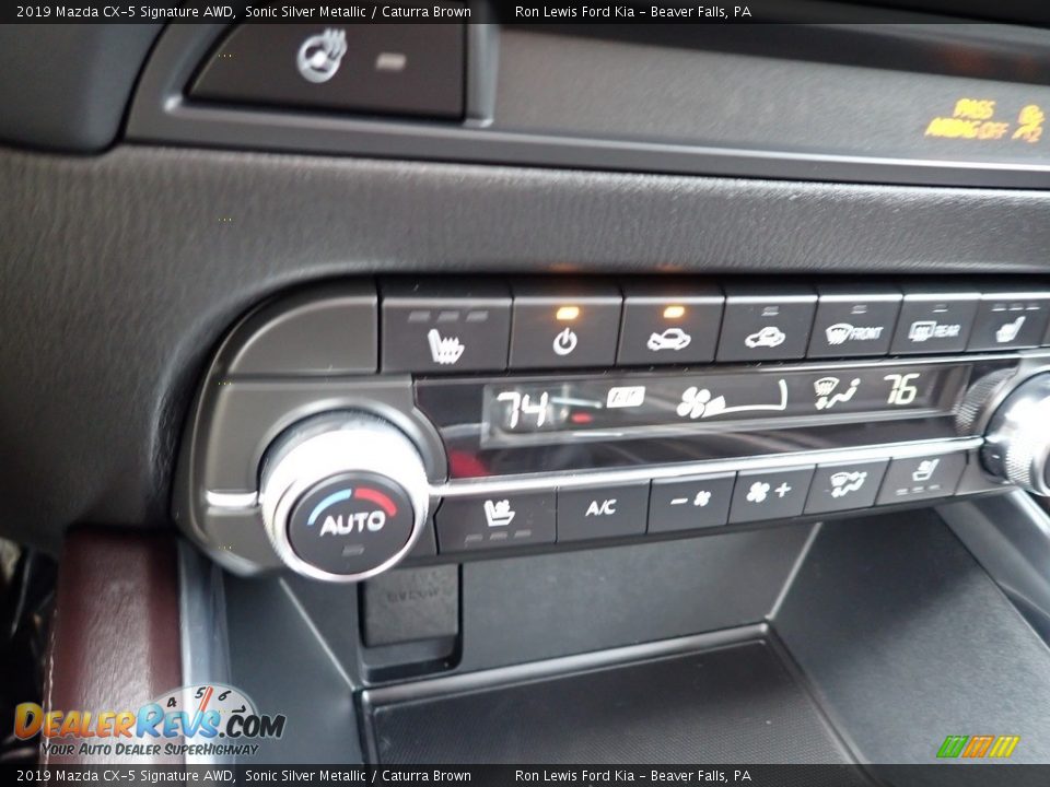 2019 Mazda CX-5 Signature AWD Sonic Silver Metallic / Caturra Brown Photo #24