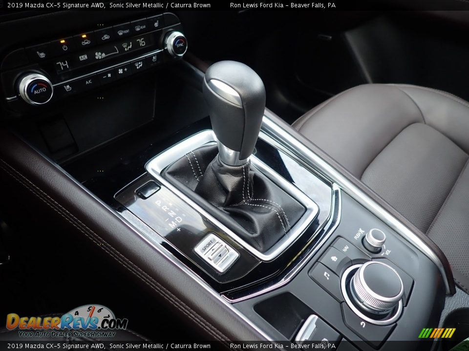 2019 Mazda CX-5 Signature AWD Sonic Silver Metallic / Caturra Brown Photo #25