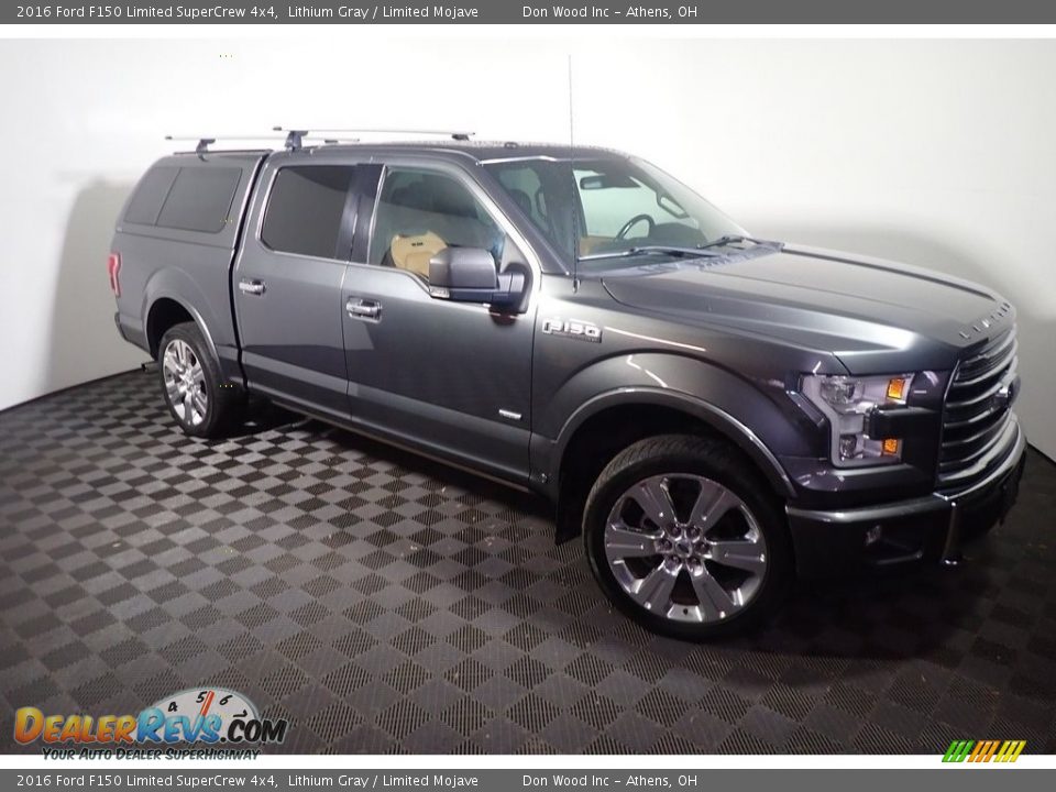 2016 Ford F150 Limited SuperCrew 4x4 Lithium Gray / Limited Mojave Photo #6