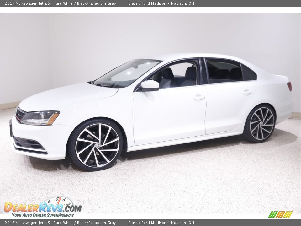 Pure White 2017 Volkswagen Jetta S Photo #3