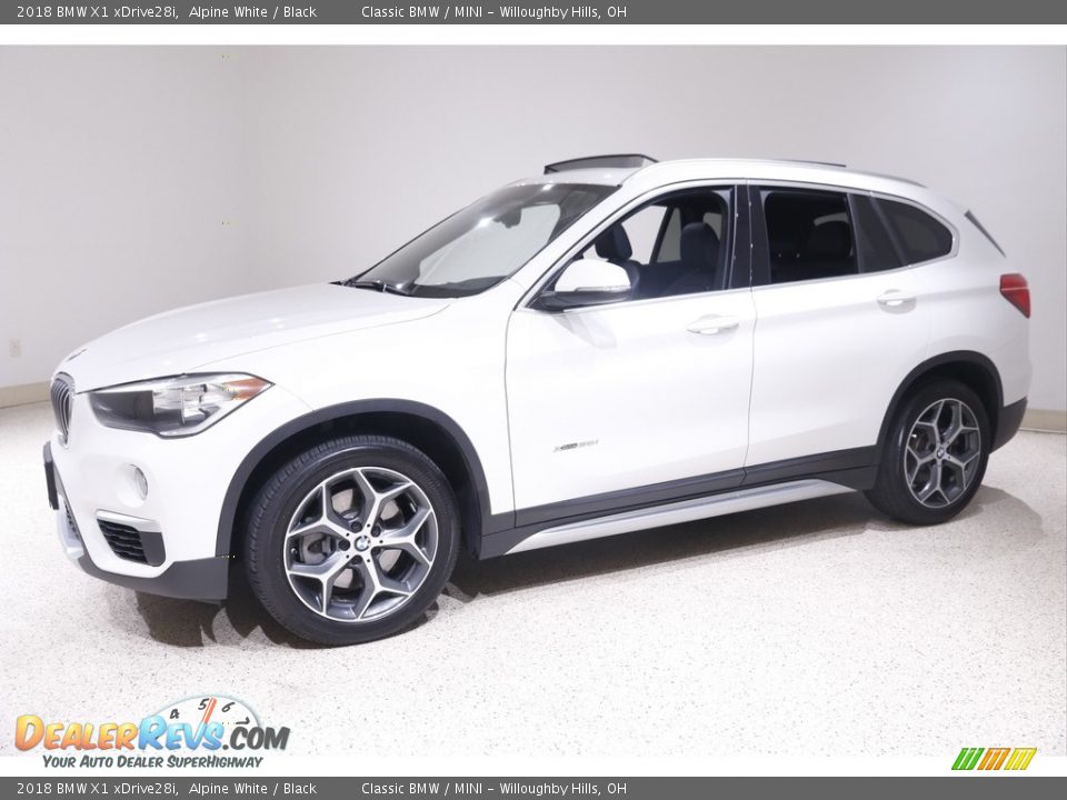 2018 BMW X1 xDrive28i Alpine White / Black Photo #3