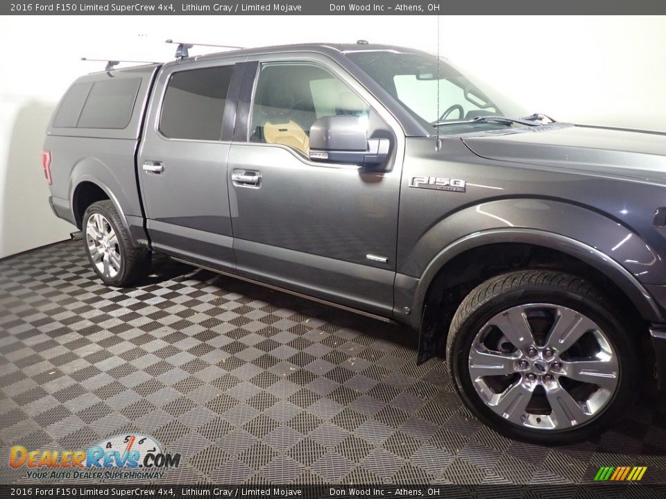 2016 Ford F150 Limited SuperCrew 4x4 Lithium Gray / Limited Mojave Photo #7