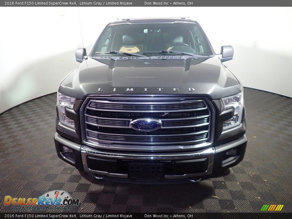 2016 Ford F150 Limited SuperCrew 4x4 Lithium Gray / Limited Mojave Photo #8