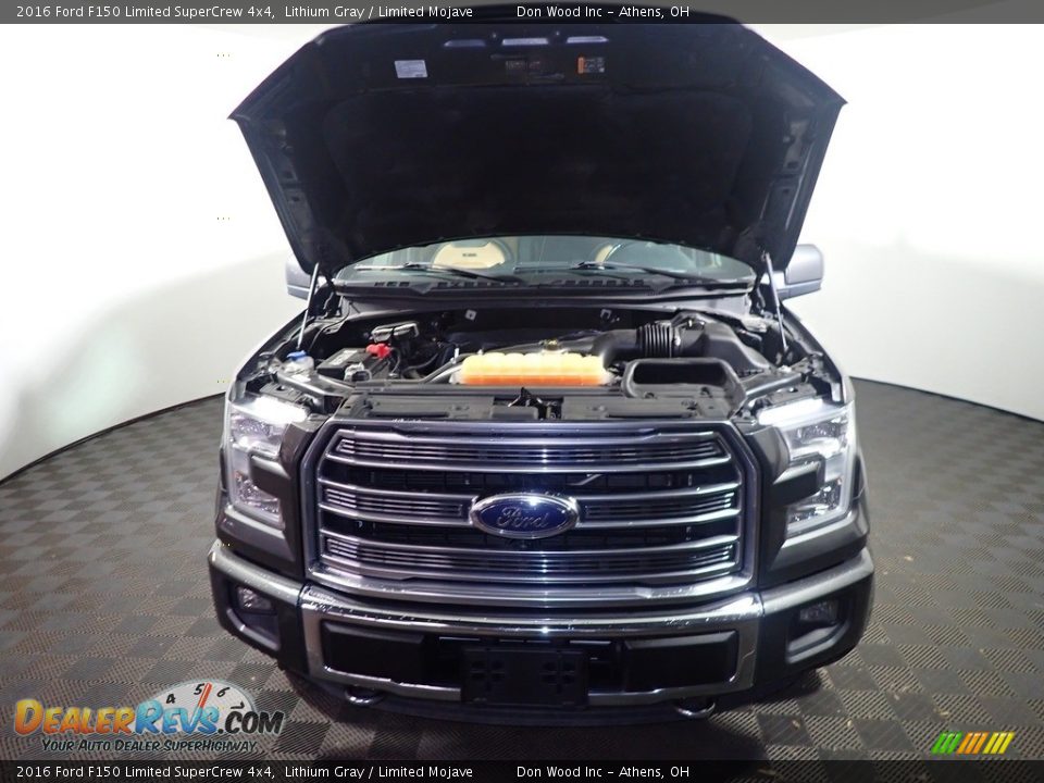 2016 Ford F150 Limited SuperCrew 4x4 Lithium Gray / Limited Mojave Photo #9