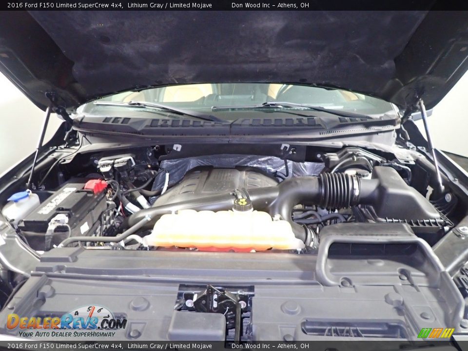 2016 Ford F150 Limited SuperCrew 4x4 Lithium Gray / Limited Mojave Photo #10