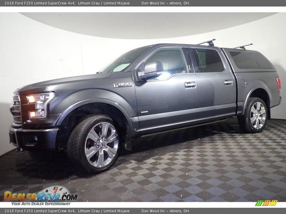 2016 Ford F150 Limited SuperCrew 4x4 Lithium Gray / Limited Mojave Photo #11