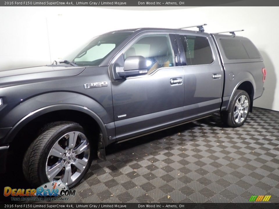 2016 Ford F150 Limited SuperCrew 4x4 Lithium Gray / Limited Mojave Photo #13