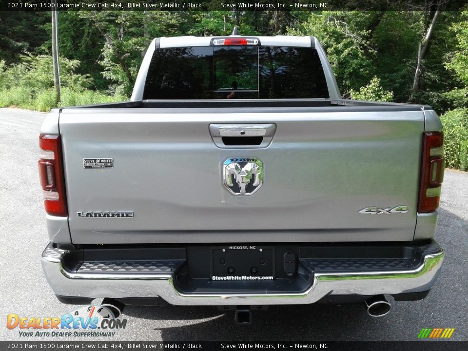 2021 Ram 1500 Laramie Crew Cab 4x4 Billet Silver Metallic / Black Photo #7