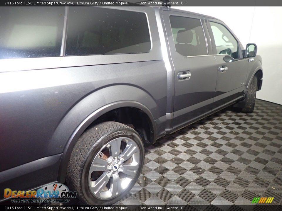 2016 Ford F150 Limited SuperCrew 4x4 Lithium Gray / Limited Mojave Photo #22