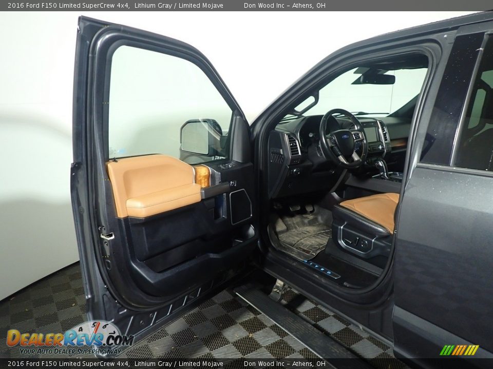 2016 Ford F150 Limited SuperCrew 4x4 Lithium Gray / Limited Mojave Photo #24