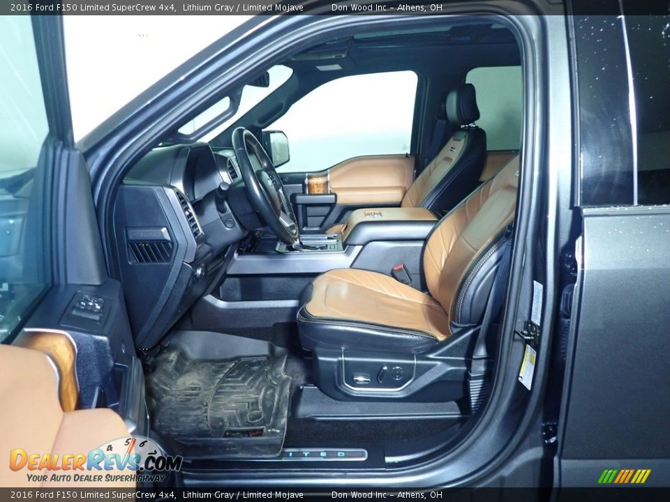 2016 Ford F150 Limited SuperCrew 4x4 Lithium Gray / Limited Mojave Photo #27