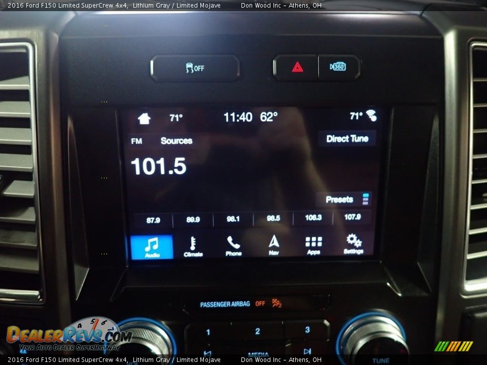 2016 Ford F150 Limited SuperCrew 4x4 Lithium Gray / Limited Mojave Photo #31