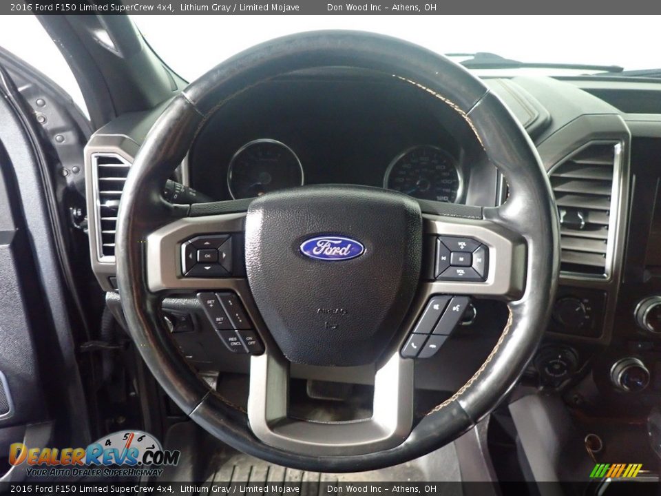 2016 Ford F150 Limited SuperCrew 4x4 Lithium Gray / Limited Mojave Photo #32