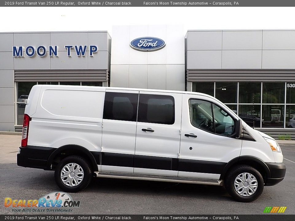 2019 Ford Transit Van 250 LR Regular Oxford White / Charcoal black Photo #1