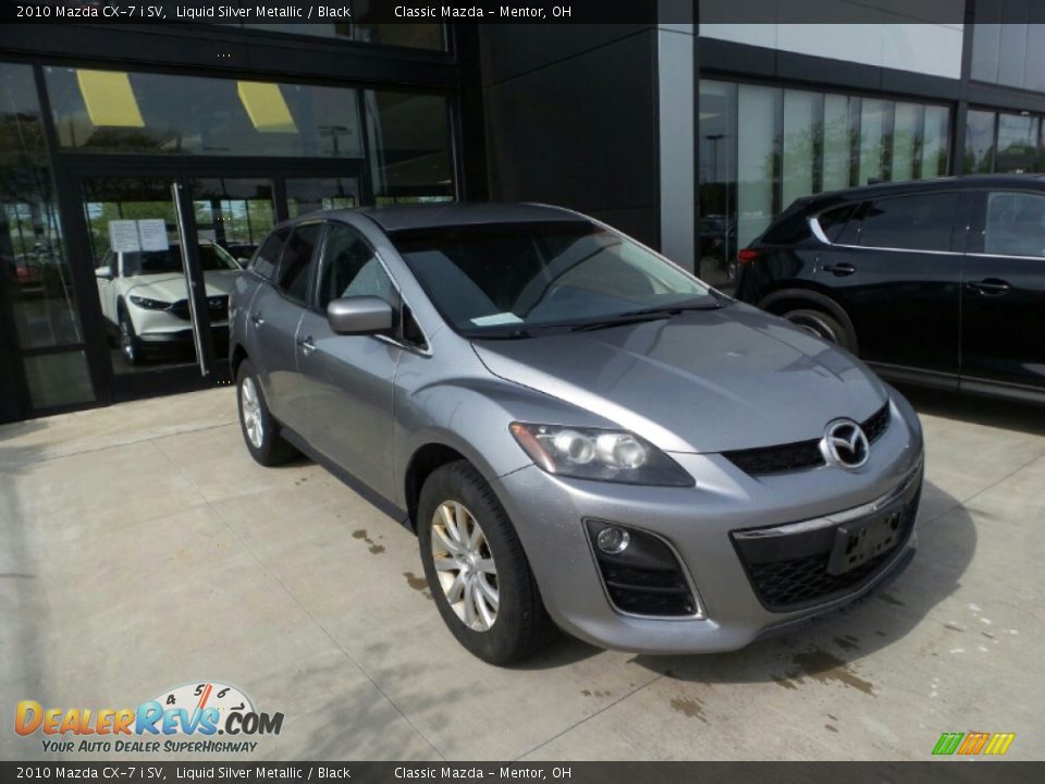 2010 Mazda CX-7 i SV Liquid Silver Metallic / Black Photo #1