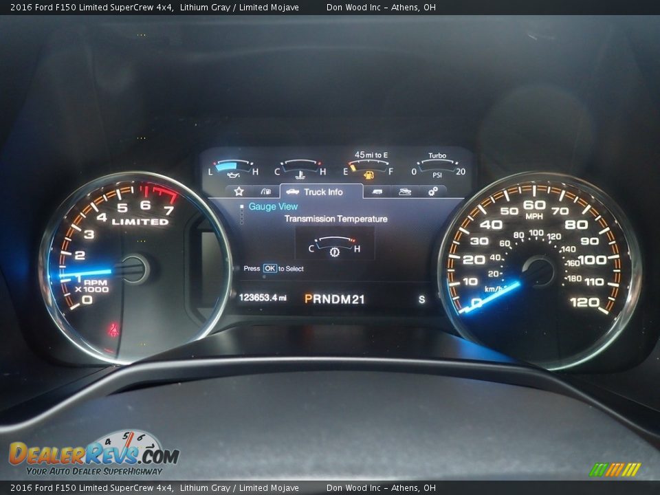 2016 Ford F150 Limited SuperCrew 4x4 Lithium Gray / Limited Mojave Photo #33