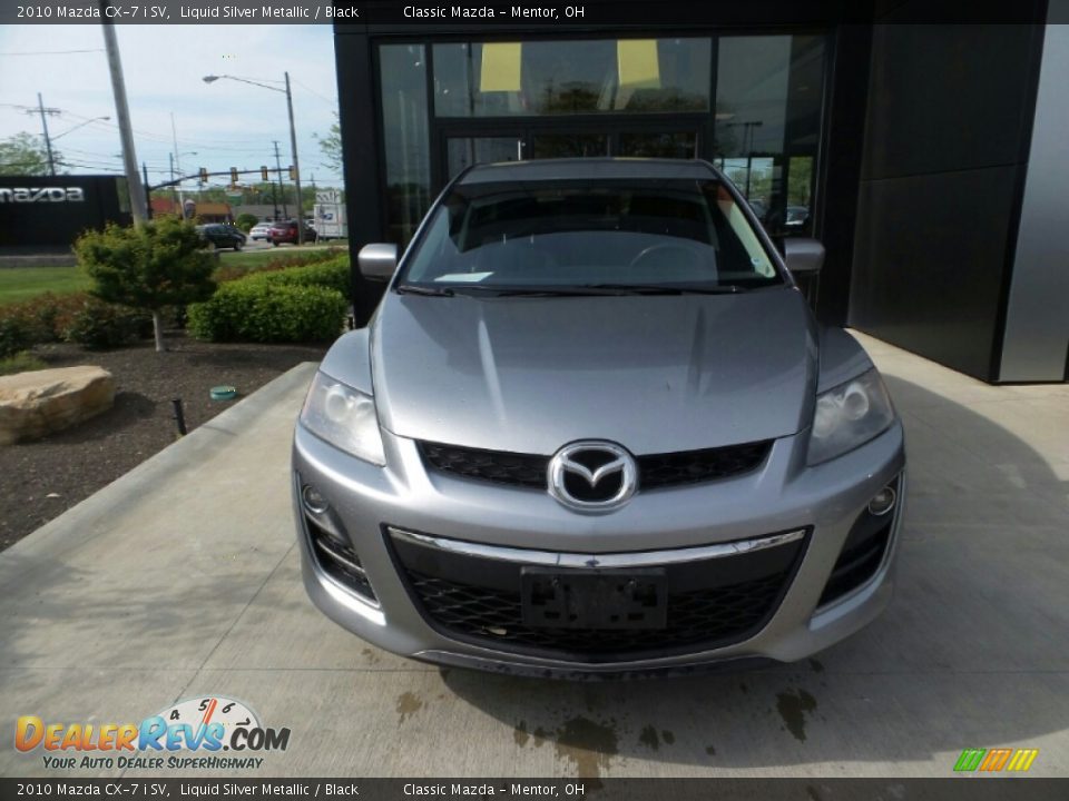 2010 Mazda CX-7 i SV Liquid Silver Metallic / Black Photo #2
