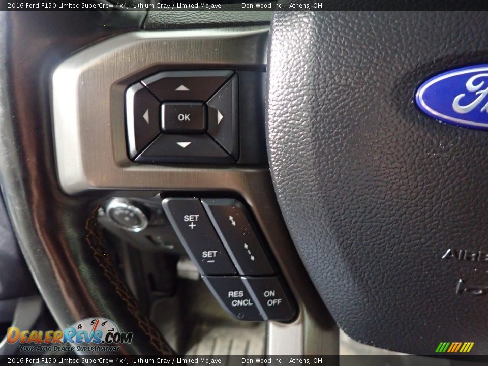 2016 Ford F150 Limited SuperCrew 4x4 Lithium Gray / Limited Mojave Photo #34