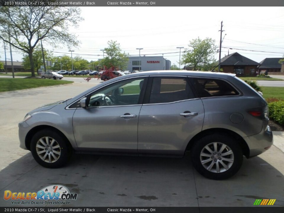 2010 Mazda CX-7 i SV Liquid Silver Metallic / Black Photo #3