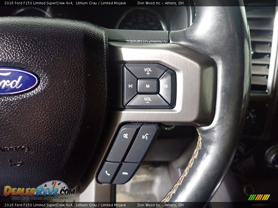 2016 Ford F150 Limited SuperCrew 4x4 Lithium Gray / Limited Mojave Photo #35
