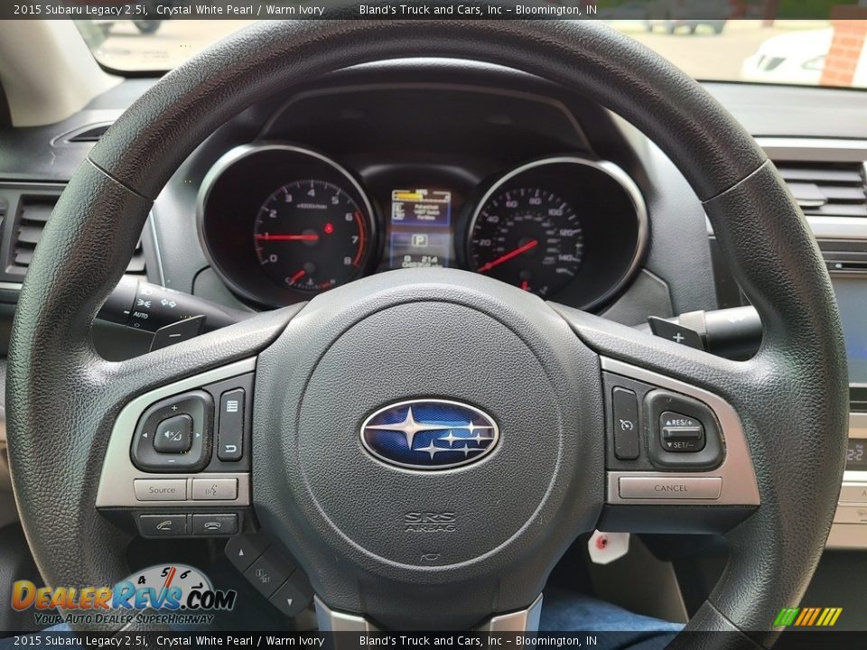 2015 Subaru Legacy 2.5i Steering Wheel Photo #9