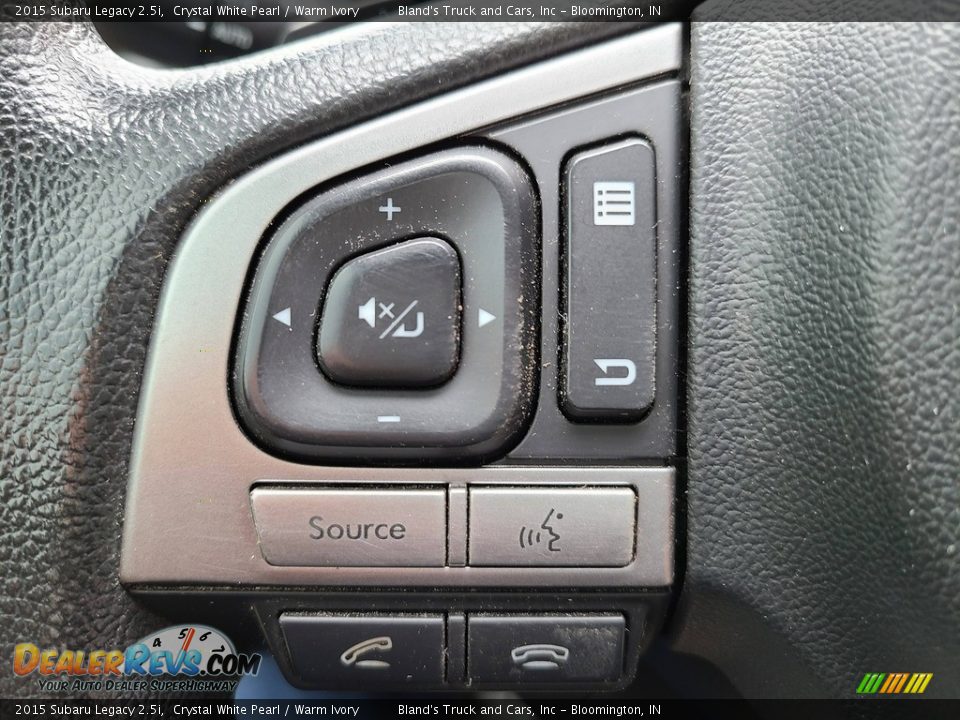 2015 Subaru Legacy 2.5i Steering Wheel Photo #10