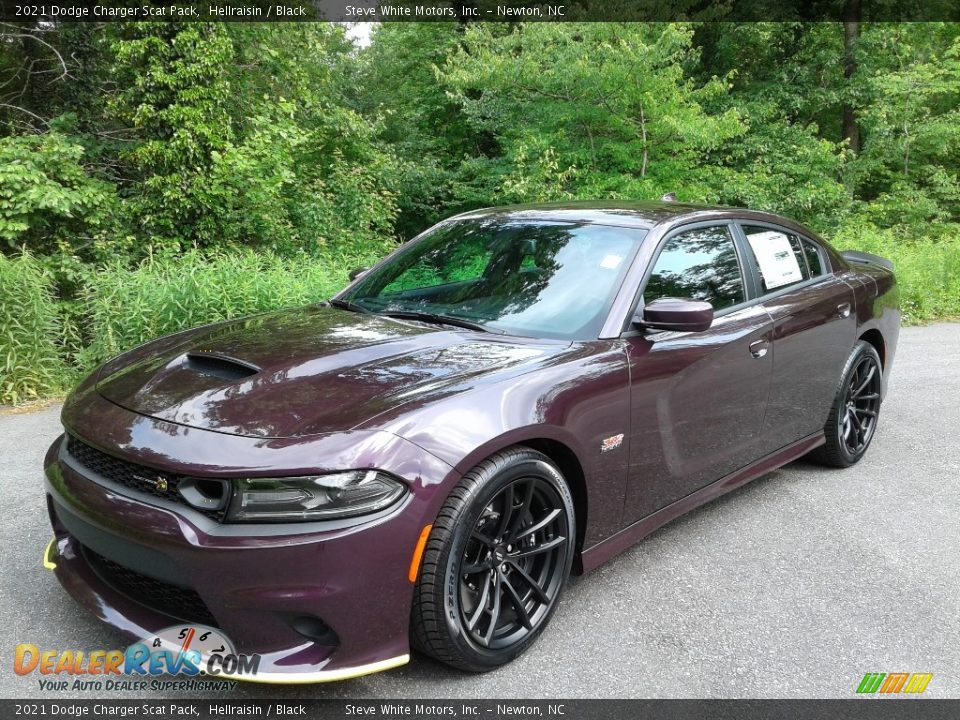 2021 Dodge Charger Scat Pack Hellraisin / Black Photo #2